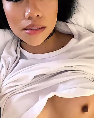 Sexy Asian Fans Star and Instagram Model Trucici does Resistance Role Play