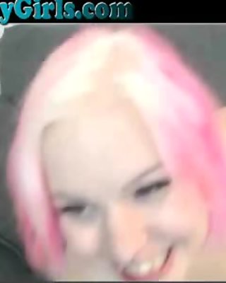 Curvy Midget Fucks Her Pussy On Webcam