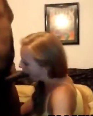 Black cock fucking young college girl on cams